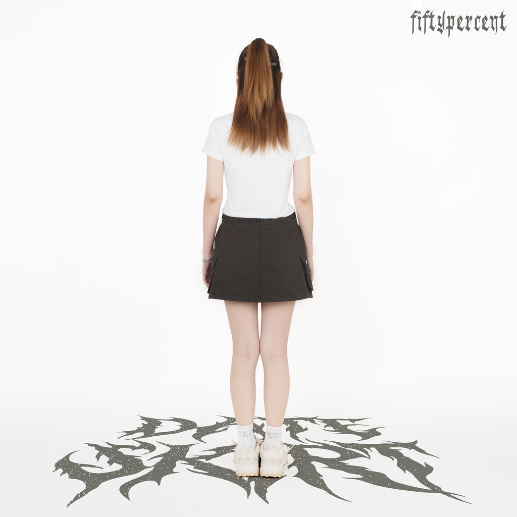 Grimm DC Date skirt // Dark moss