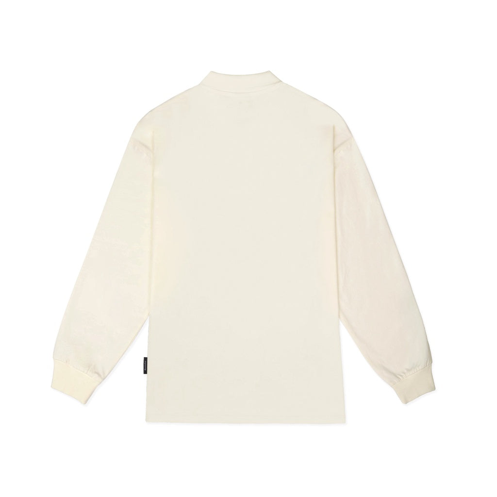 Áo Polo Longsleeve Levents Pepper Salt/ Cream