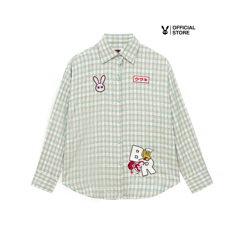 Unisex Bad Rabbit CHECKED RABBIT SHIRT - Genuine Local Brand