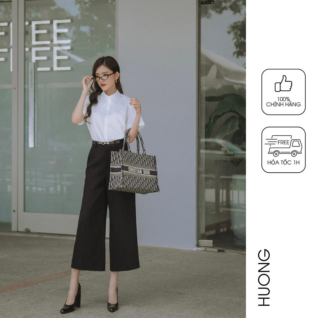 Quần suông ống đứng lỡ HUONG BOUTIQUE HBQ94