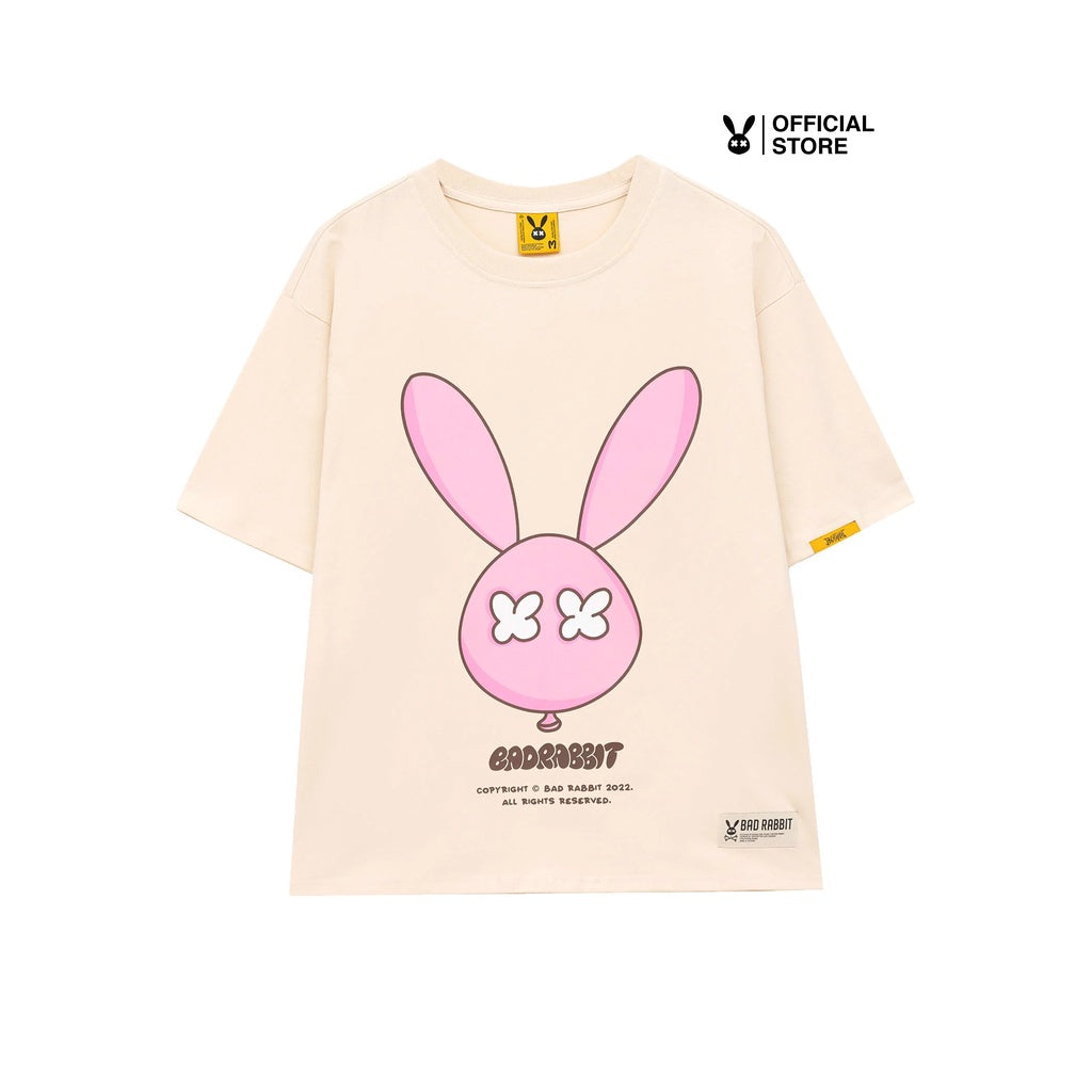 Áo Thun Unisex Bad Rabbit RABBIT BALLOON 100% Cotton - Local Brand Chính Hãng