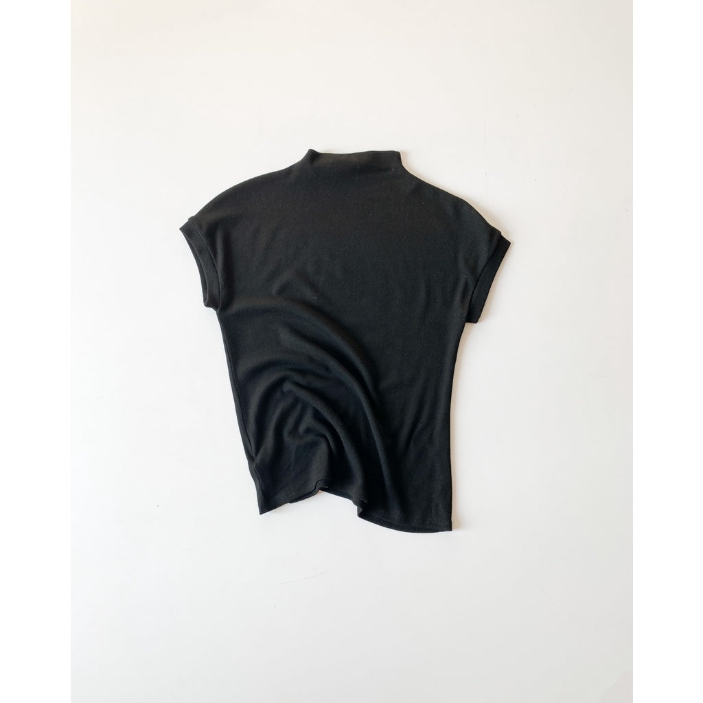 Maves Turtleneck Sleeveless Wool T-shirt | 3618 | Lana Official