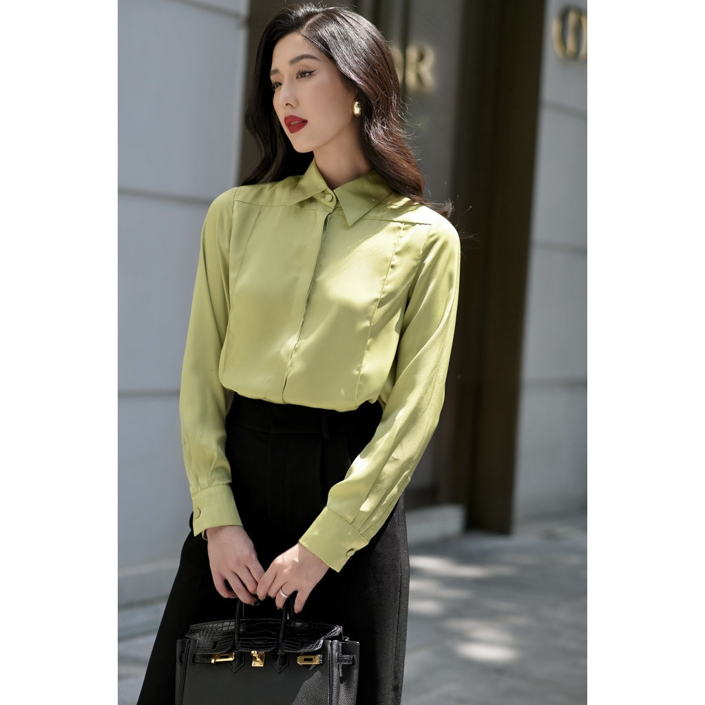 Quần suông xếp ly đen HUONG BOUTIQUE HBQ89