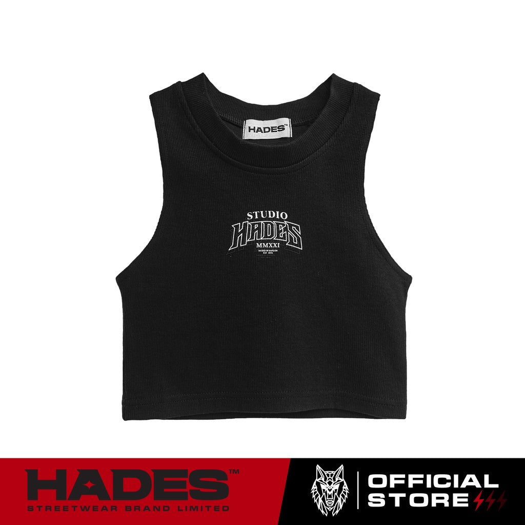 Genuine HADES Brand Women's Basic Crop Top T-Shirt