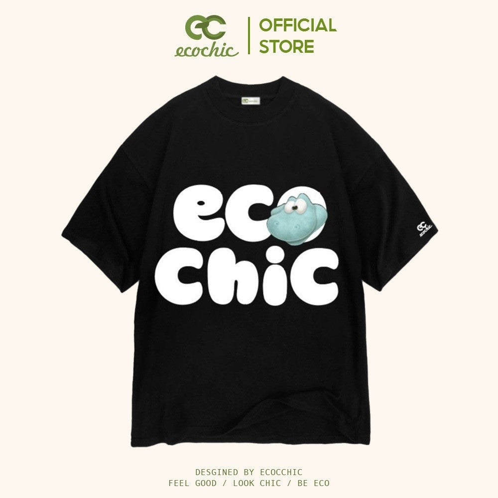 ECOCHIC NUMPTY DINOSAUR Tee Local Brand Authentic Unisex Oversize Premium Cotton 100% F874