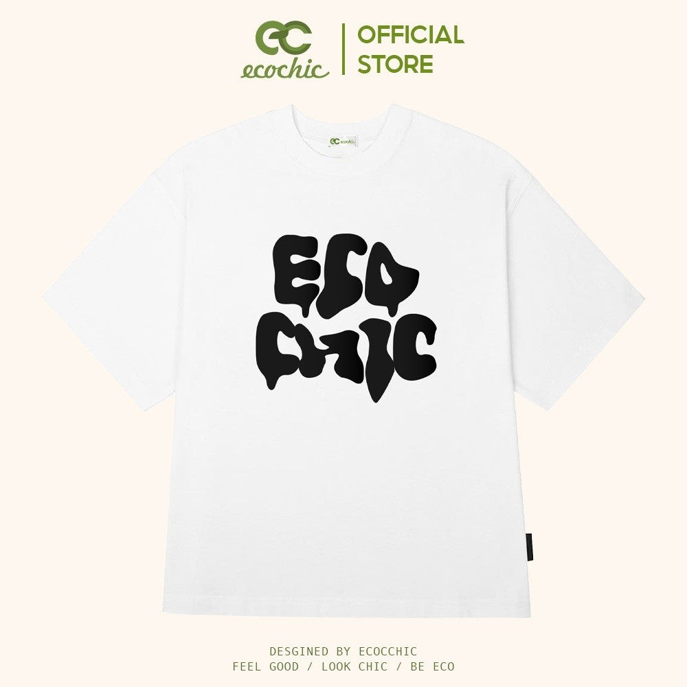 Áo Thun Boxy ECOCHIC MELTING TEE Local Brand Chính Hãng Unisex Form Cộc Oversize Premium Cotton 100% F595