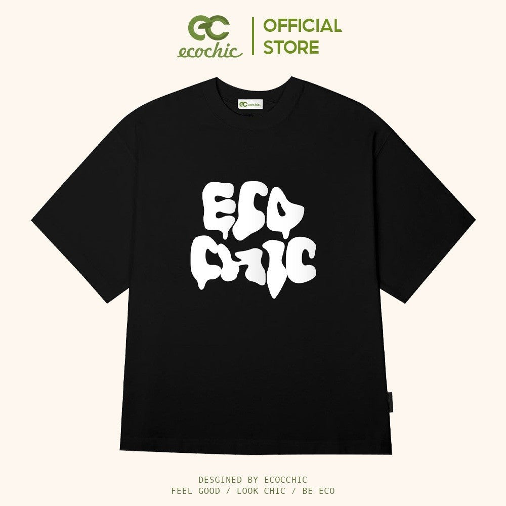 Áo Thun Boxy ECOCHIC MELTING TEE Local Brand Chính Hãng Unisex Form Cộc Oversize Premium Cotton 100% F595