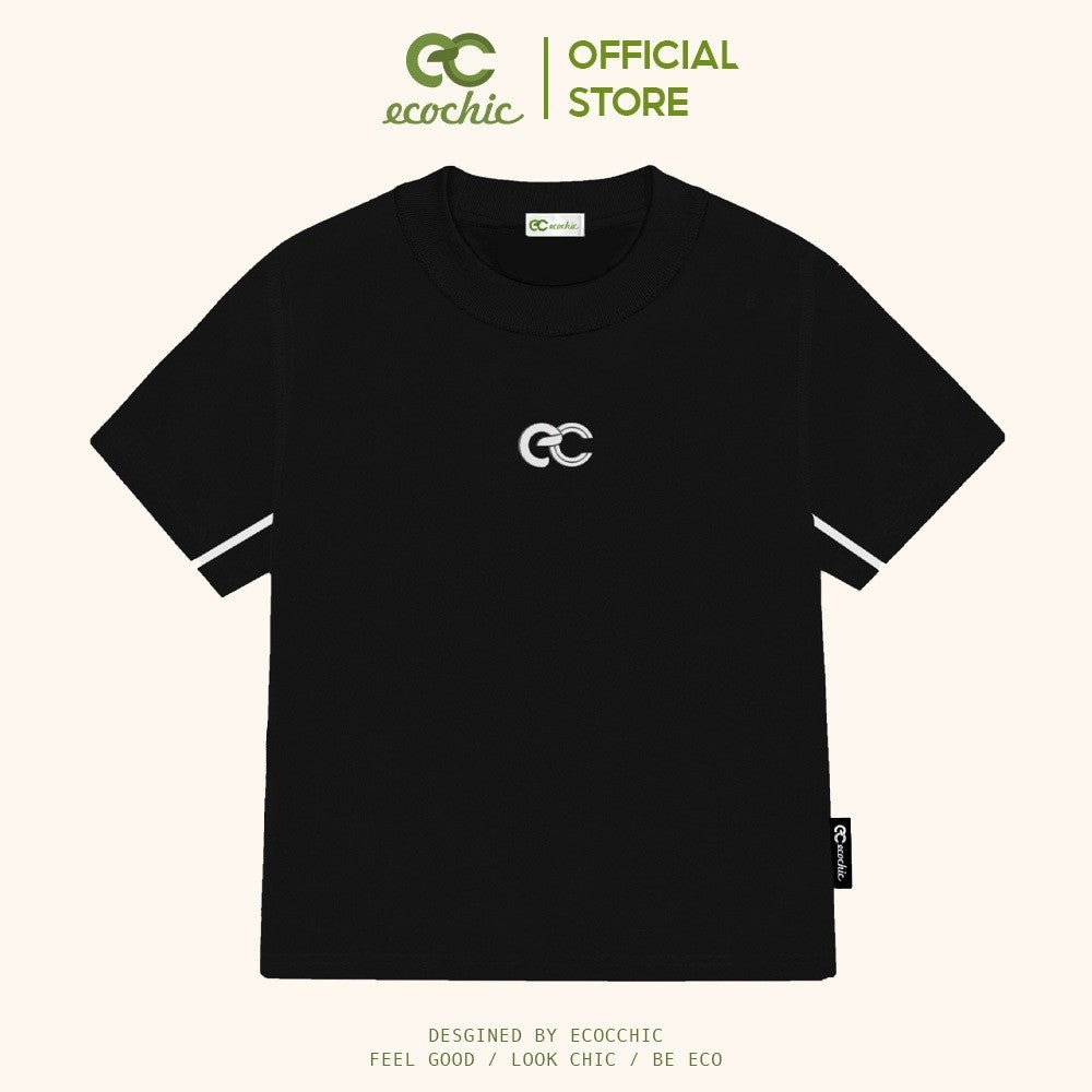 Áo Phông Baby Tee ECOCHIC EC 1-LINE Local Brand Chính Hãng Unisex Form Ôm Premium Cotton 100% F769