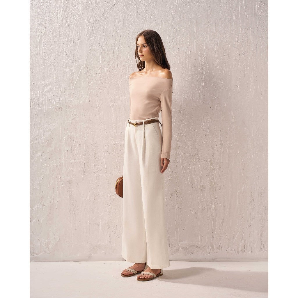 [PRE-ORDER] RECHIC Mid-length Clevie straight pants with chic silhouette