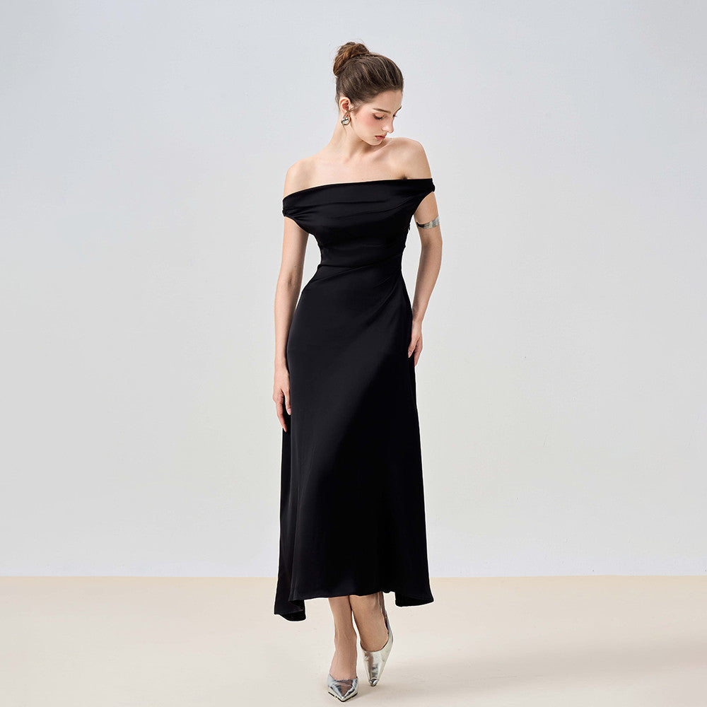 RECHIC Harley off-the-shoulder dress with elegant slightly flared waist