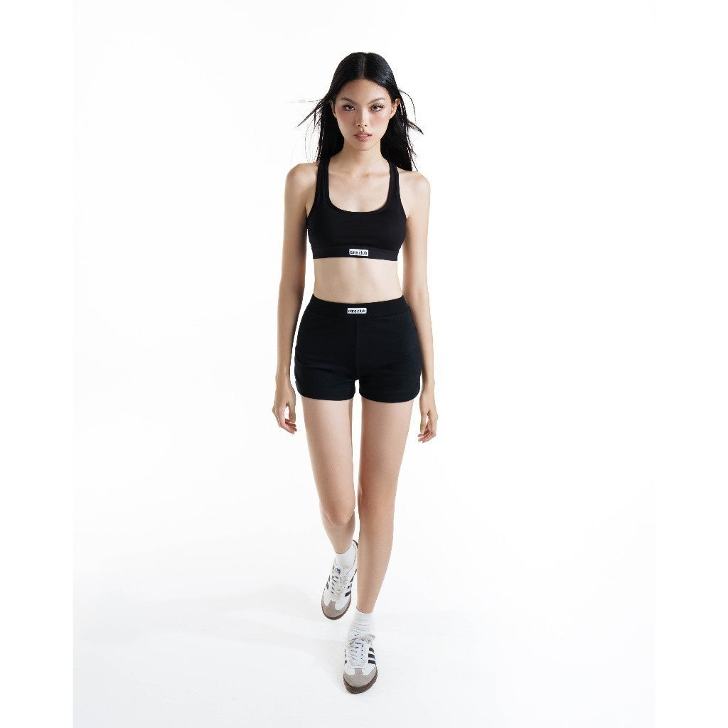 CARA Single set of Fervent crop top and short pants with a slim, dynamic form and personality