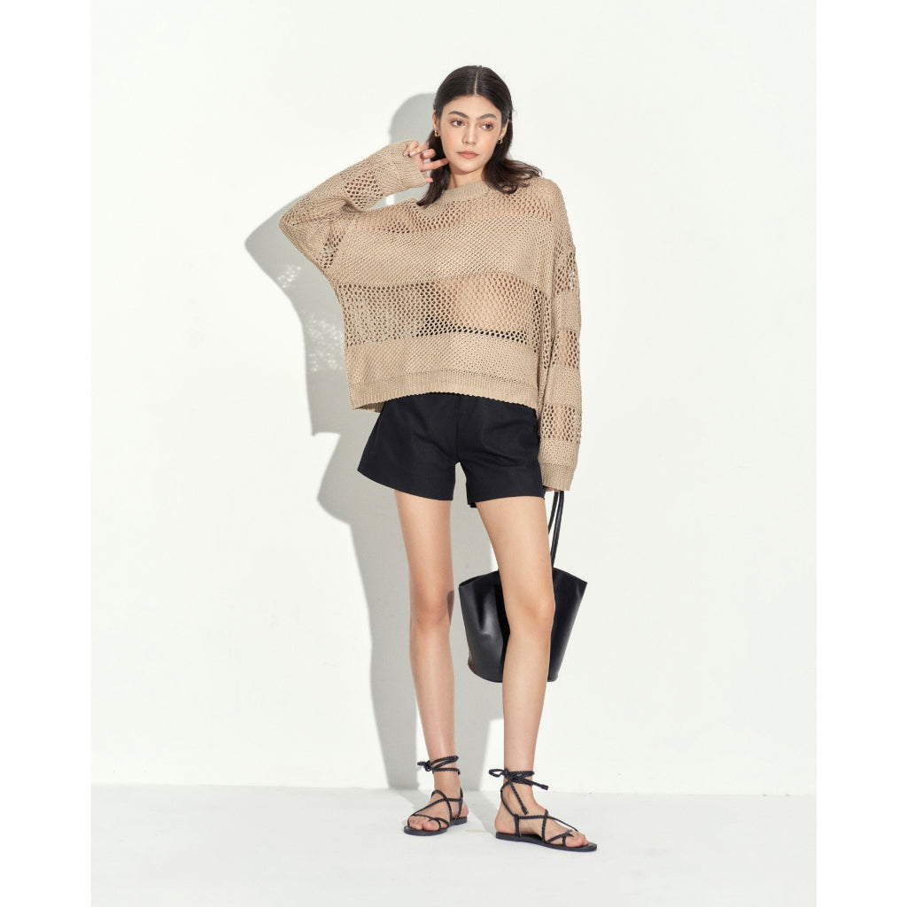 Charlimé Women's Mesh Sweater | 3446 | Lana Official