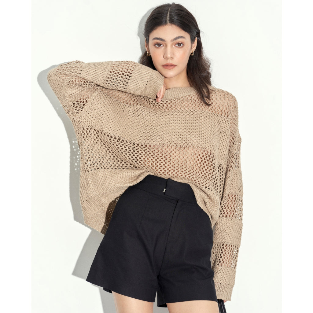 Charlimé Women's Mesh Sweater | 3446 | Lana Official