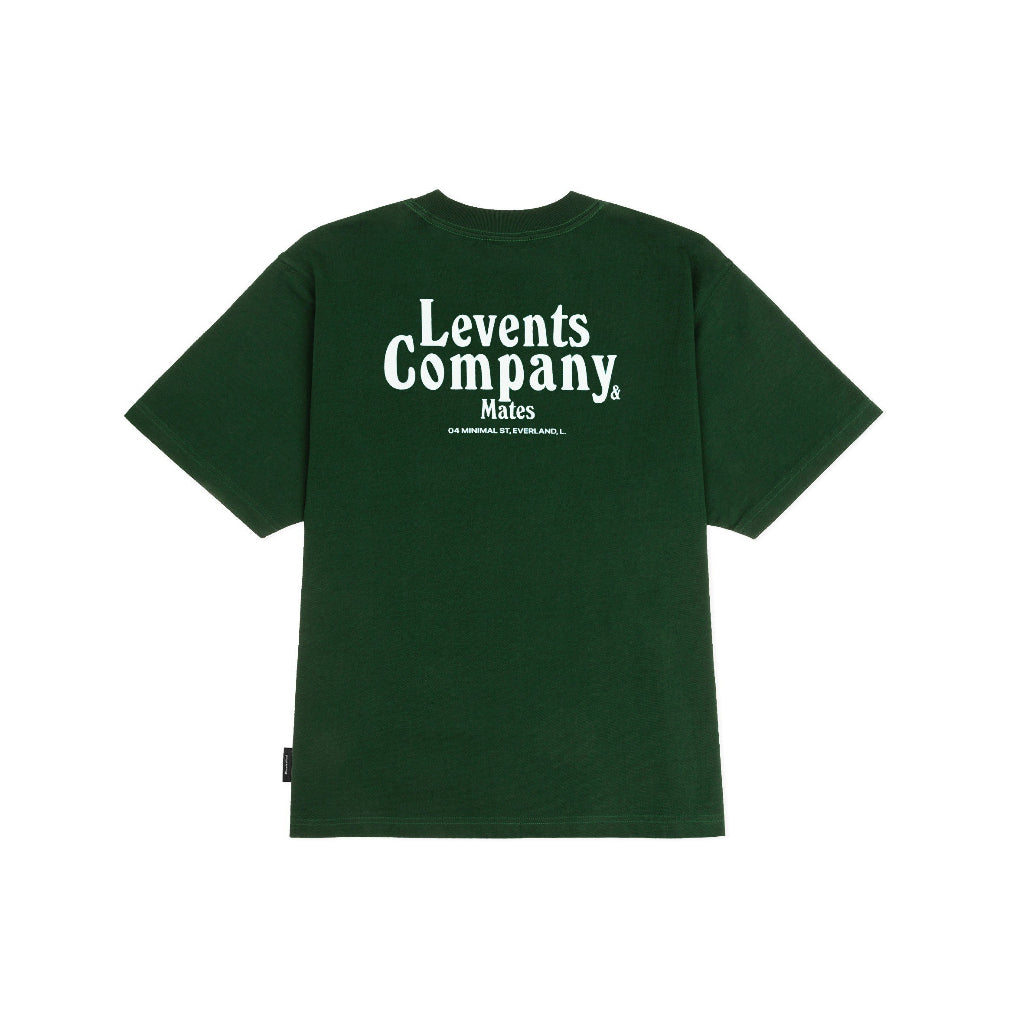 Boxy T-shirt Levents Company &amp; Mates/ Dark Green