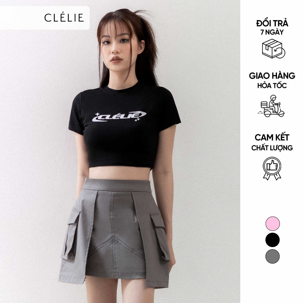 Áo croptop thun ôm CLÉLIE | CLÉLIE CROPTOP