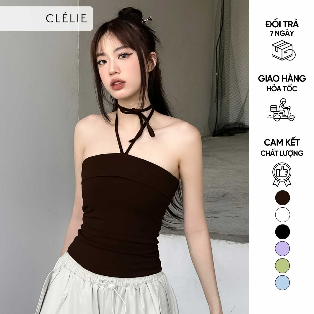 Áo ống thun cotton 2 lớp | LOLA TOP - CLÉLIE