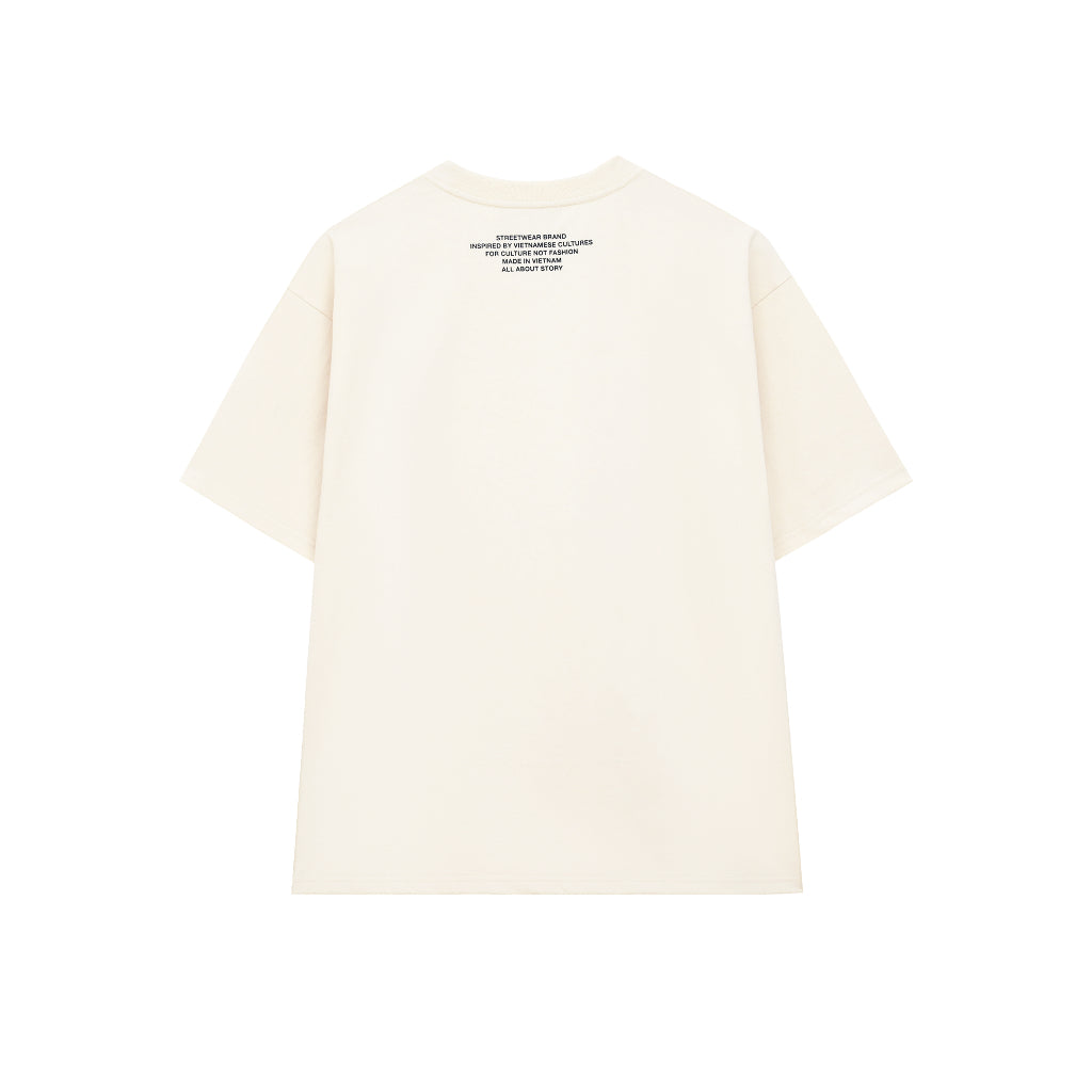 Áo Thun Unisex Bad Habits- Cream Bad Uniform - Local Brand Chính Hãng