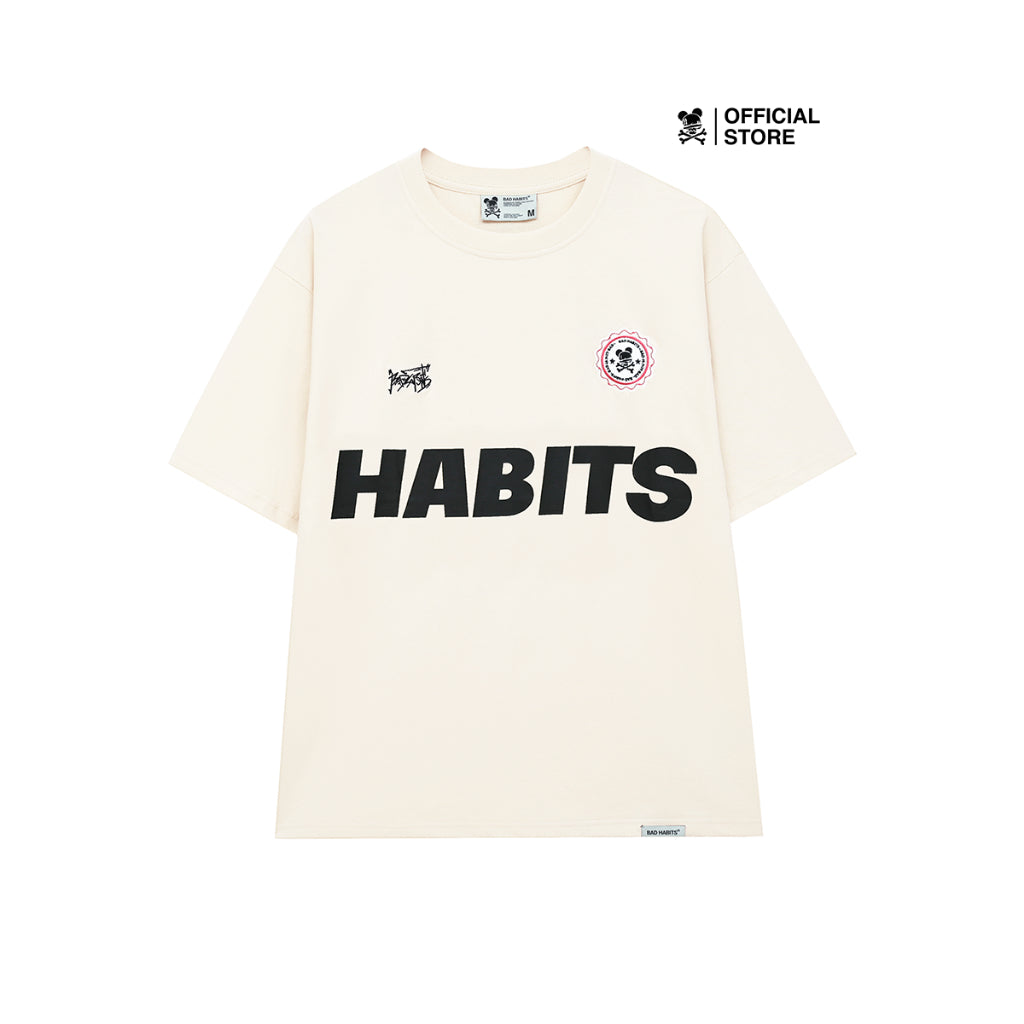 Áo Thun Unisex Bad Habits- Cream Bad Uniform - Local Brand Chính Hãng