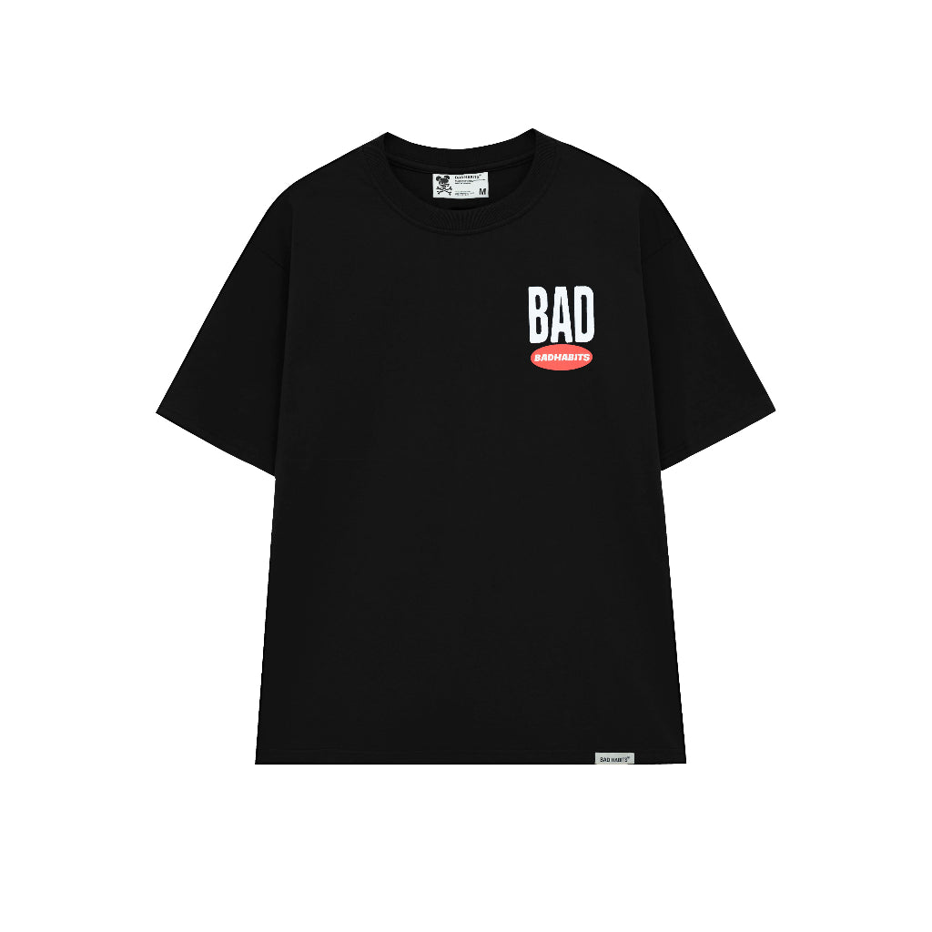 Áo Thun Unisex Bad Habits- Black Bad Icon Tee - Local Brand Chính Hãng