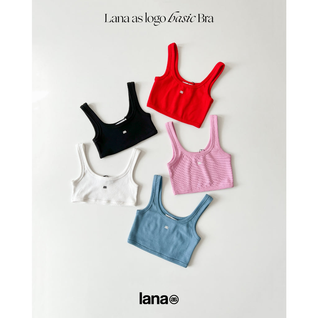 Áo Bra 2 Dây Viền Charmé Logo as Lana | 3576 | 3680 | Lana Official