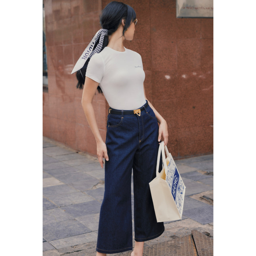 Quần denim Culottes Denim HUONG BOUTIQUE HBQ106