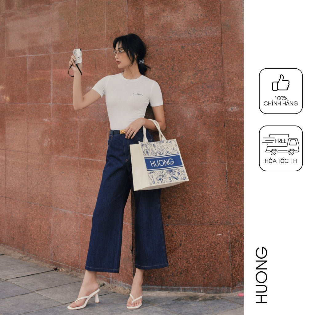 Quần denim Culottes Denim HUONG BOUTIQUE HBQ106