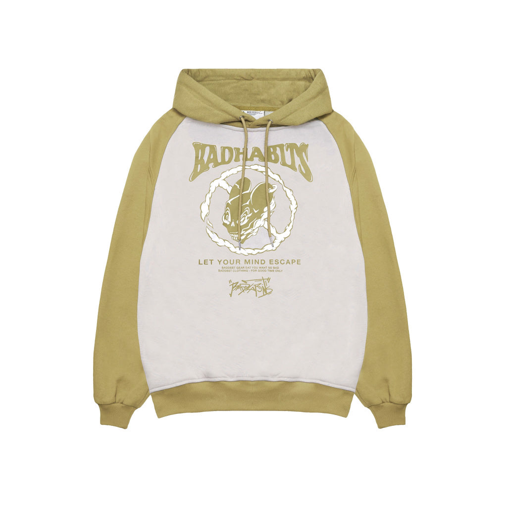 Bad Habits ESCAPE RAGLAN HOODIE Fleece Jacket - Genuine Local Brand