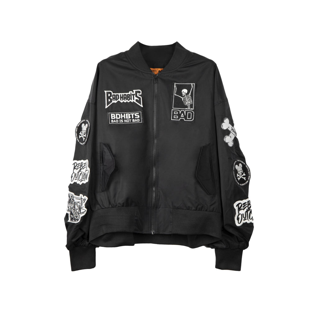 Áo Khoác Nam Nữ Bad Habits BAD D.N.A BOMBER JACKET - LOCAL BRAND CHÍNH HÃNG