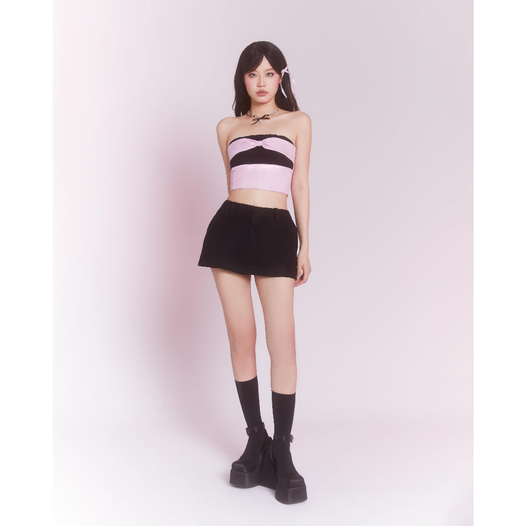 Short A-line skirt | Felix Shirt - CLÉLIE