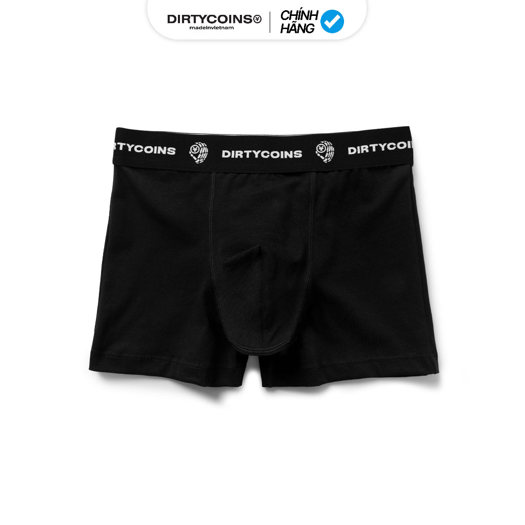 Quần DirtyCoins Logo Boxer - Black