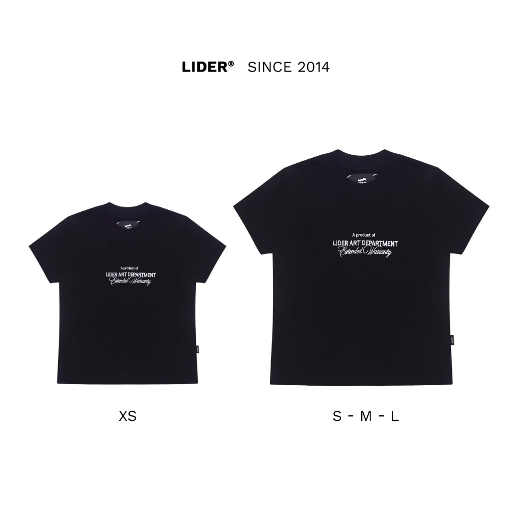 UNISEX LIDER ART DEPARTMENT TEE V.2 - White/Black