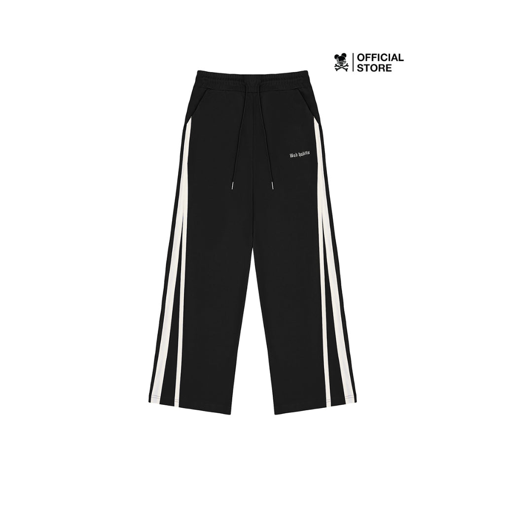 Bad Habits BLACK 3L TRACK PANTS