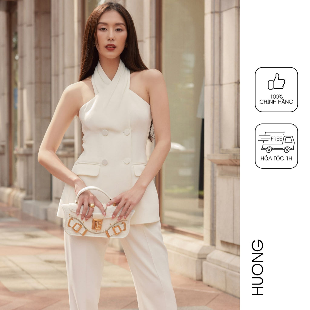 Áo vest cổ dây Charlotte Vest HUONG BOUTIQUE HBVEST237