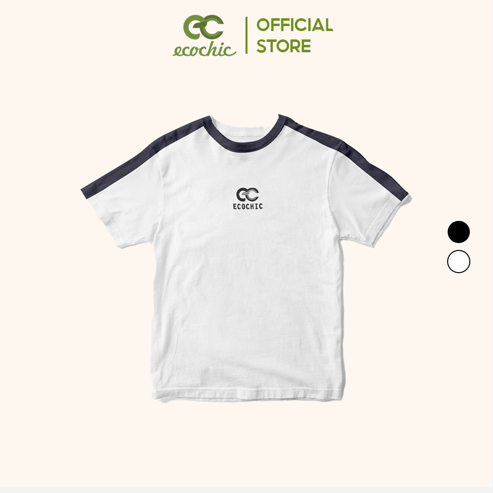 Baby Tee T-shirt ECOCHIC BASIC Local Brand Genuine Unisex Slim Fit Premium Cotton 100% F126 