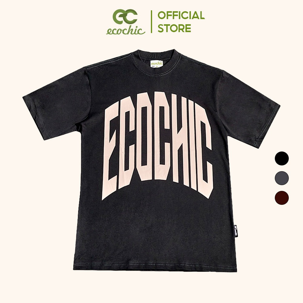 ECOCHIC DOMED T-Shirt Tee Local Brand Genuine Unisex Loose Form Oversize Premium Cotton 100% D996 