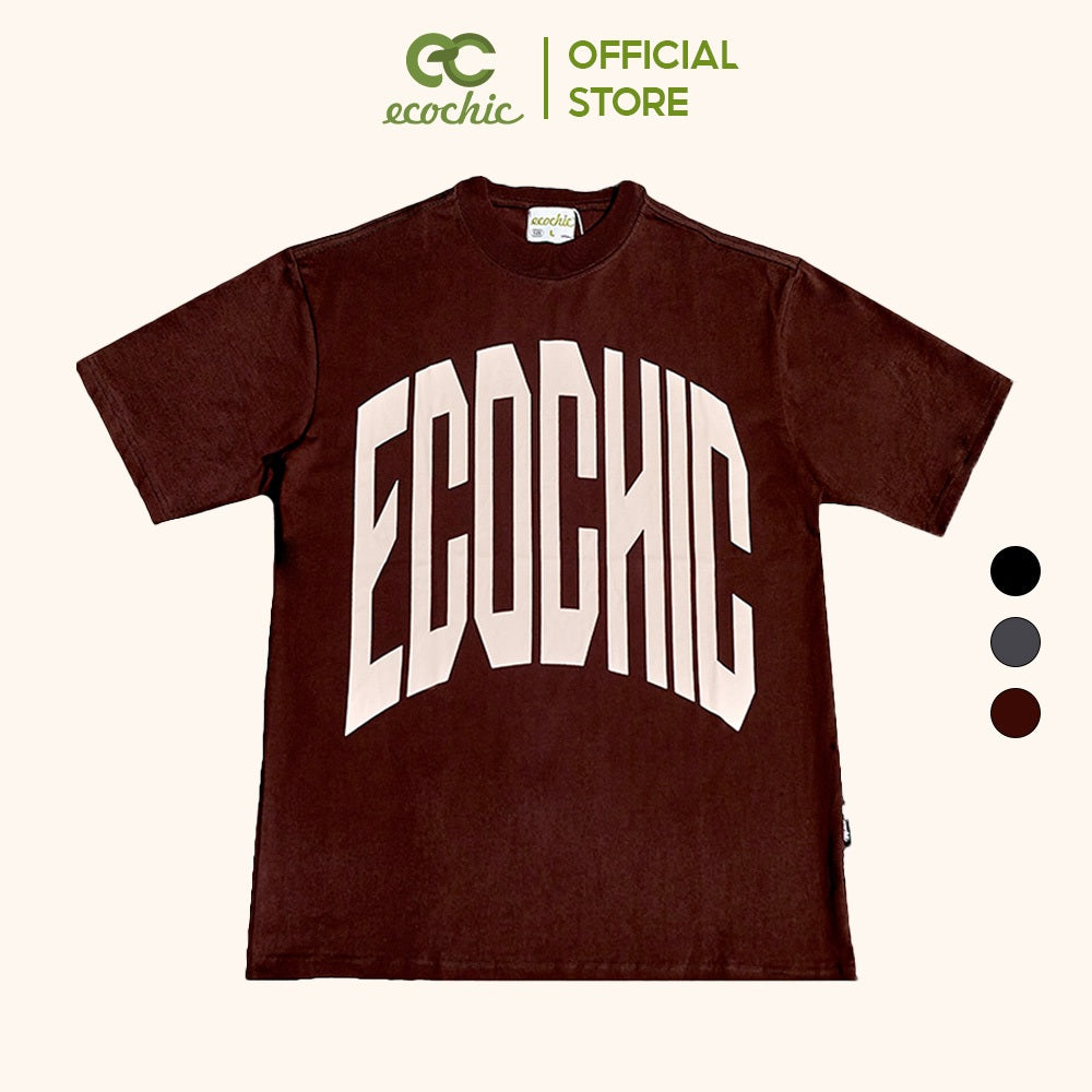 ECOCHIC DOMED T-Shirt Tee Local Brand Genuine Unisex Loose Form Oversize Premium Cotton 100% D996 