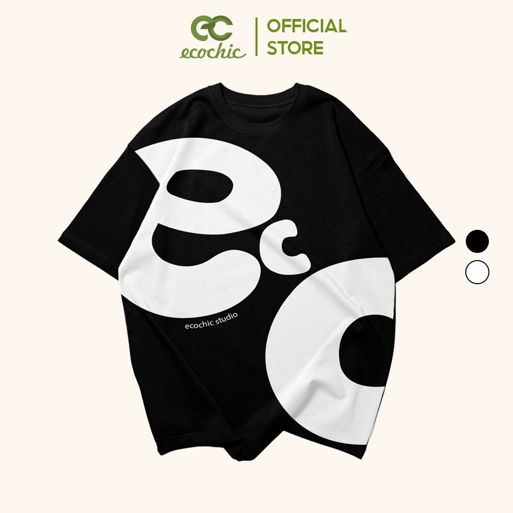 ECOCHIC BUBBLE T-Shirt Tee Local Brand Genuine Unisex Loose Form Oversize Premium Cotton 100% F136 