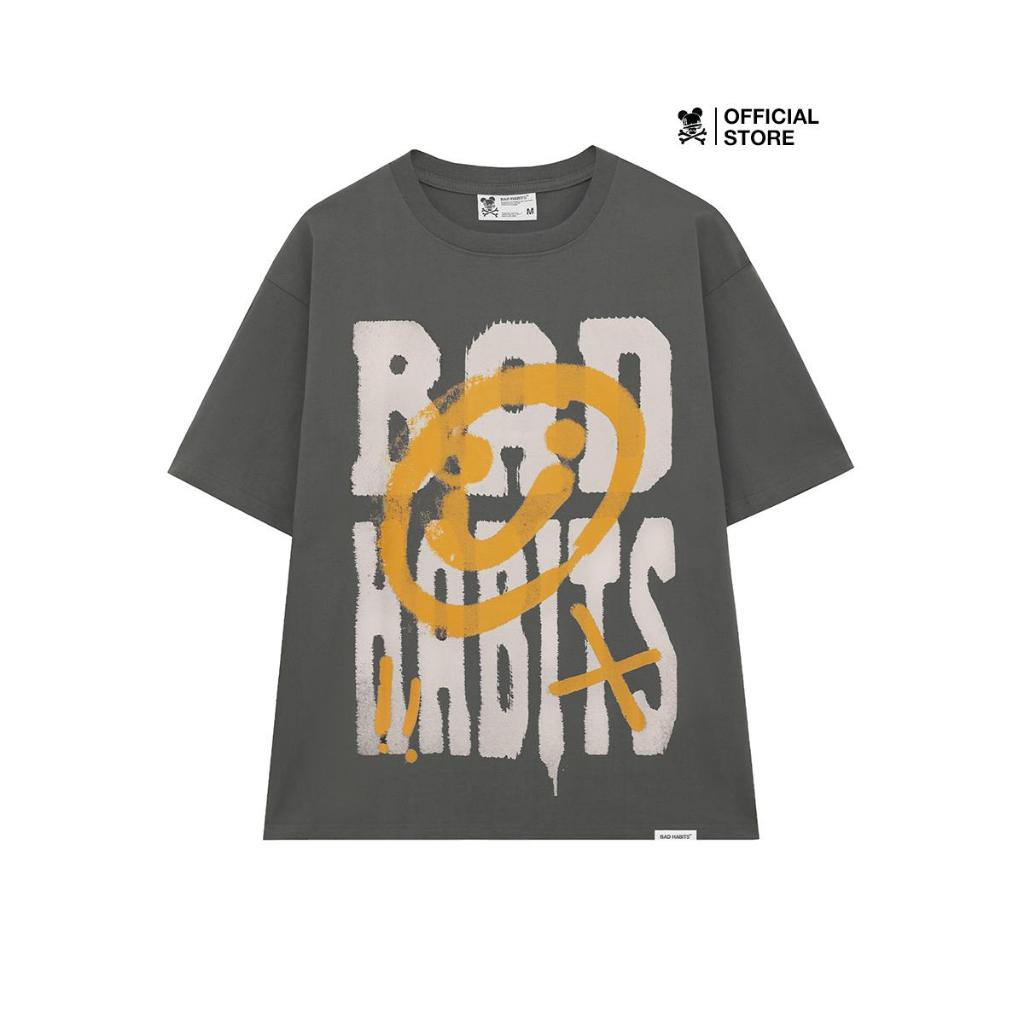 Áo Thun Unisex BAD HABITS SMILEY TEE 100% Cotton - Local Brand Chính Hãng