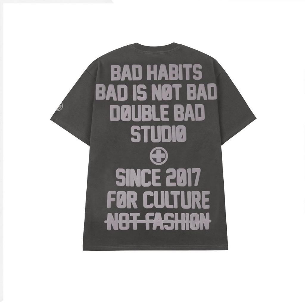 Unisex BAD HABITS SUPERLOGO TEE 100% Cotton - Genuine Local Brand