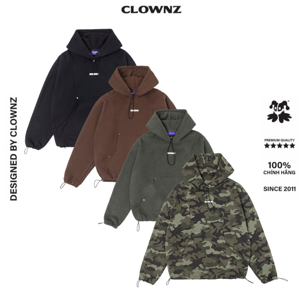 ClownZ Metal Basic Hoodie boxy hoodie local brand streetwear loose form unisex winter shirt for men and women