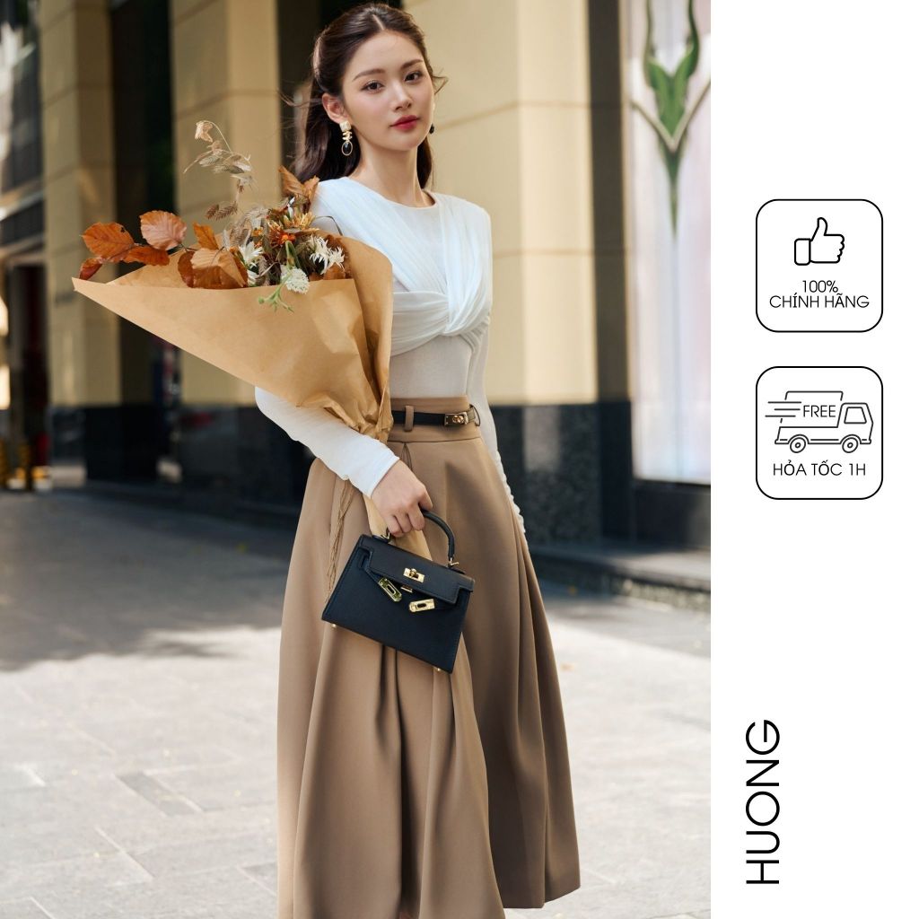 Chân váy midi Phoebe Skirt HUONG BOUTIQUE BSZ11