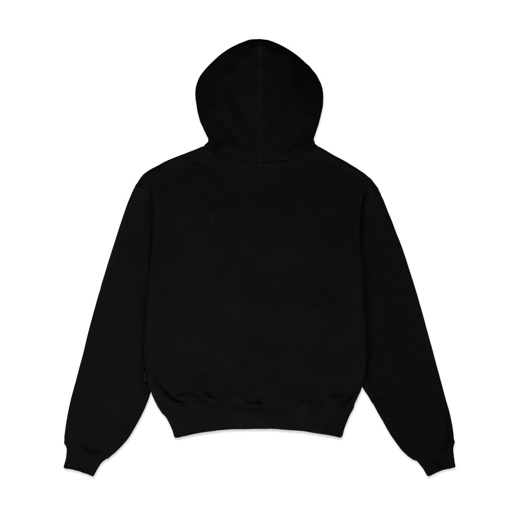 Áo Hoodie Zipper Levents Love Boxy/ Black