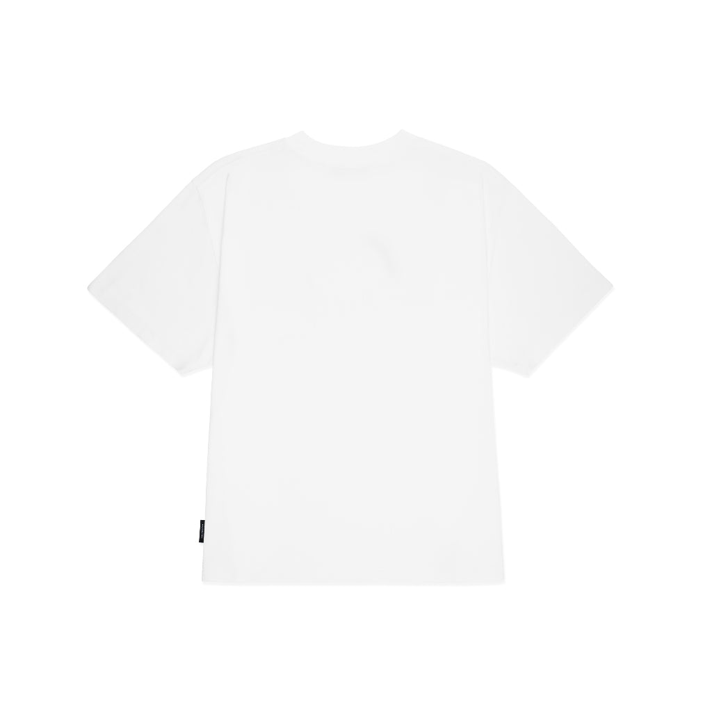 Boxy Levents Book T-shirt/ White