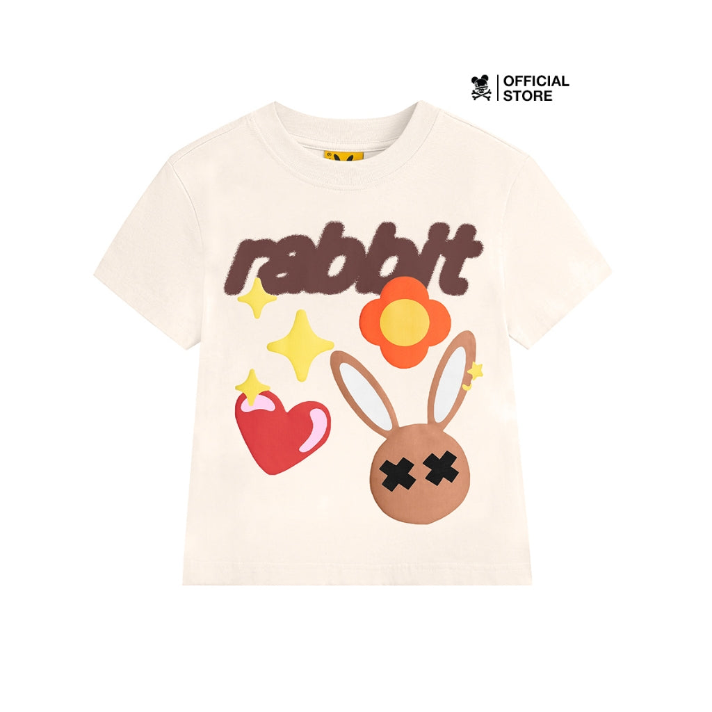 Unisex Bad Rabbit T-shirt - SPARKLING RABBIT BABY TEE - Genuine Local Brand