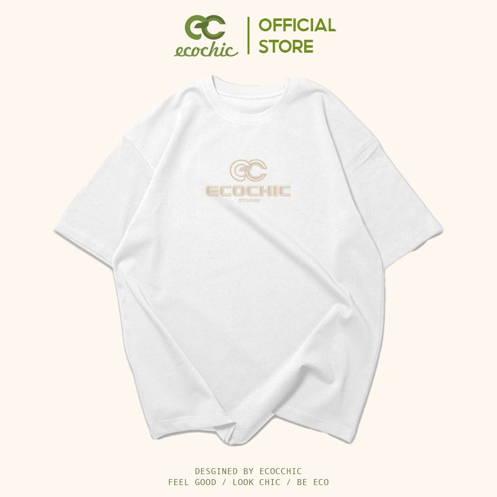 ECOCHIC PREMIUM LOGO Tee Local Brand Authentic Unisex Oversize Premium Cotton 100% F310