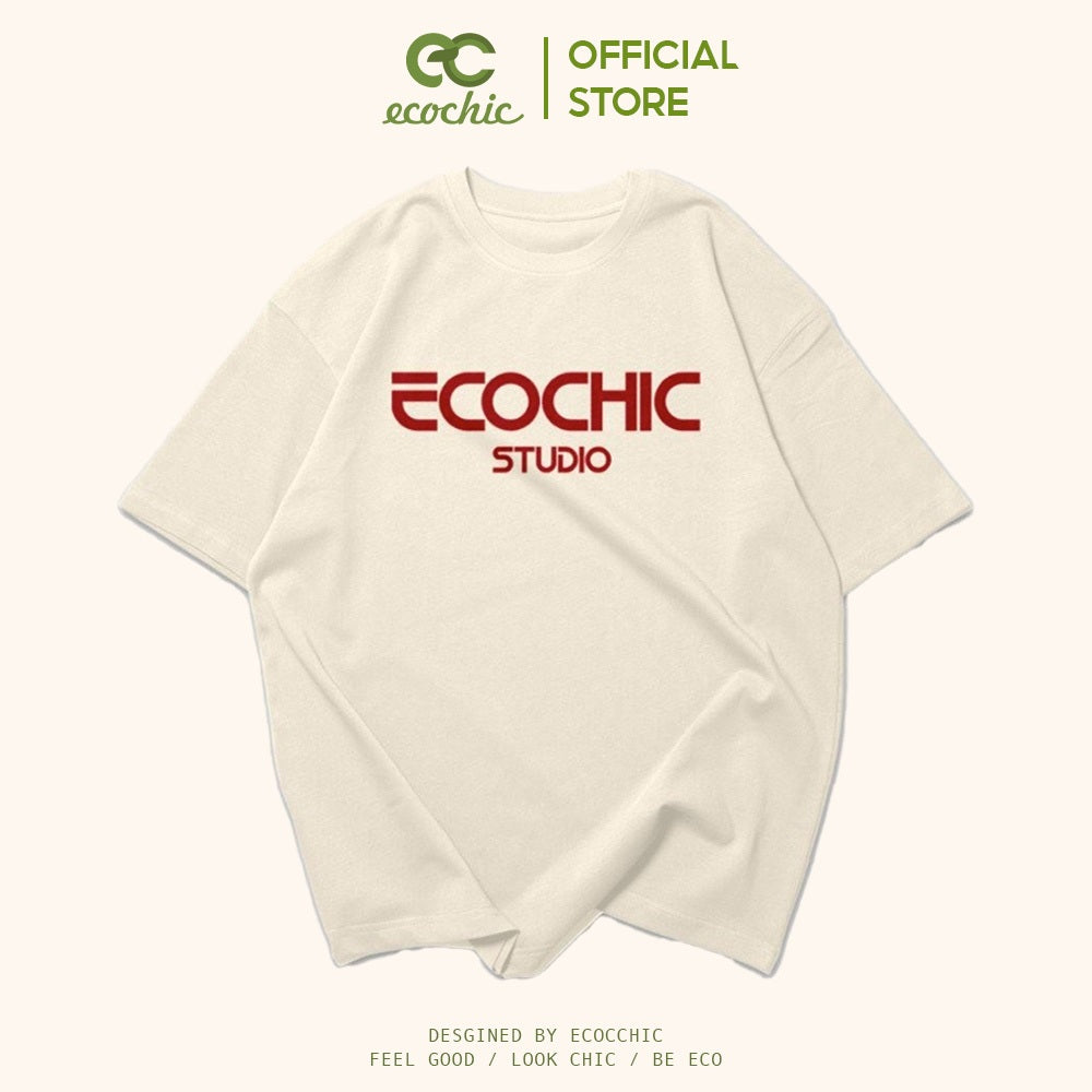 ECOCHIC EC SILICON Tee Local Brand Authentic Unisex Oversize Premium Cotton 100% F345