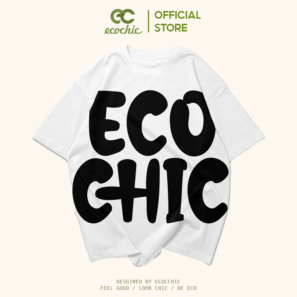 ECOCHIC BACK-STAR Tee Local Brand Authentic Unisex Oversize Premium Cotton 100% F354