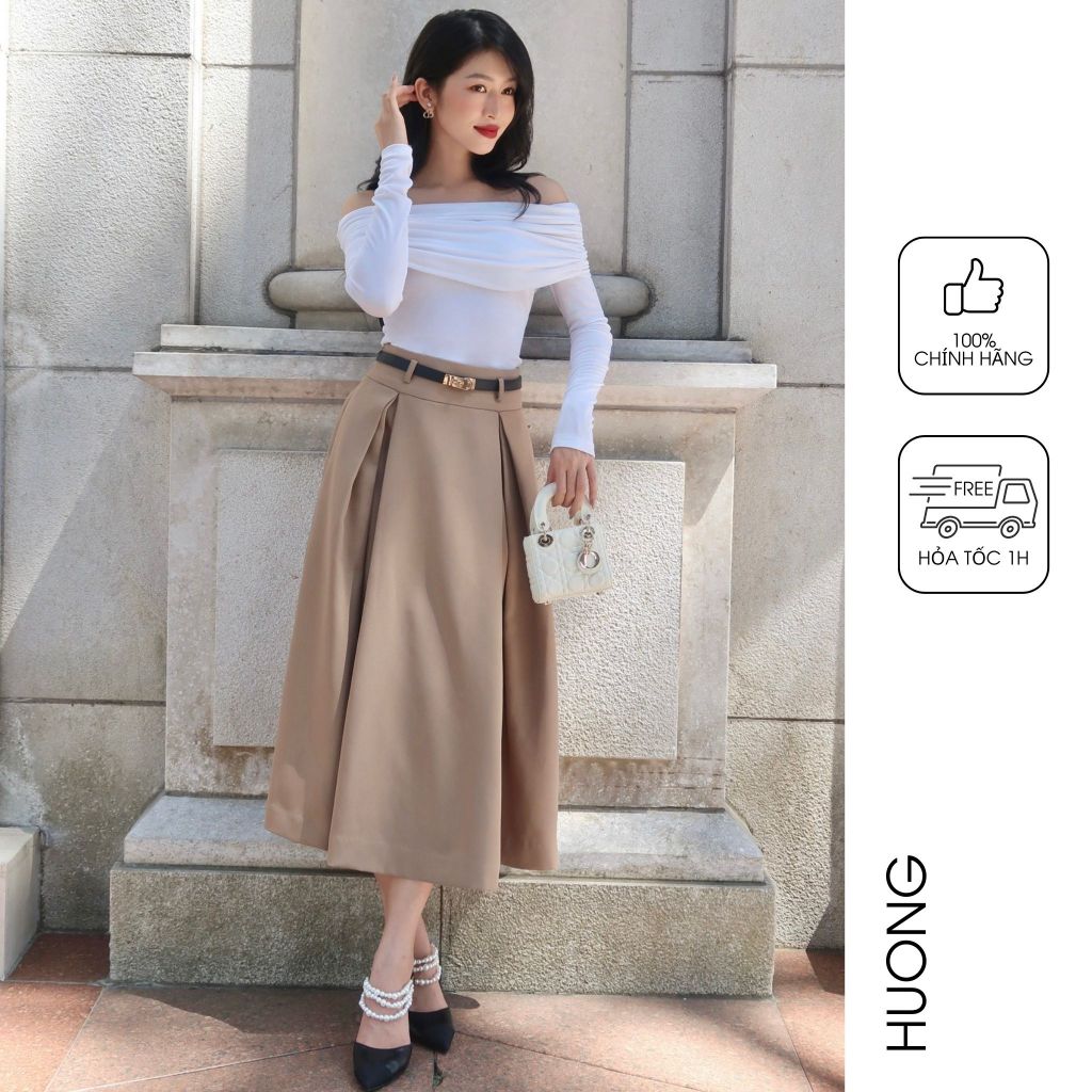 Phoebe Skirt HUONG BOUTIQUE midi skirt BSZ11