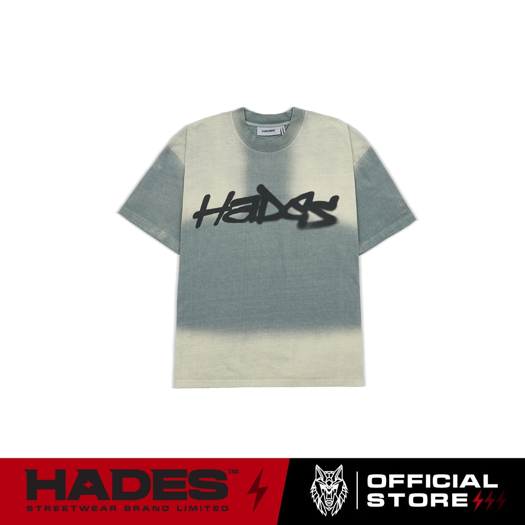 UNISEX HADES LODESTAR BLUR COTTON 2-WAY SLEEVE T-SHIRT - GENUINE HADES BRAND