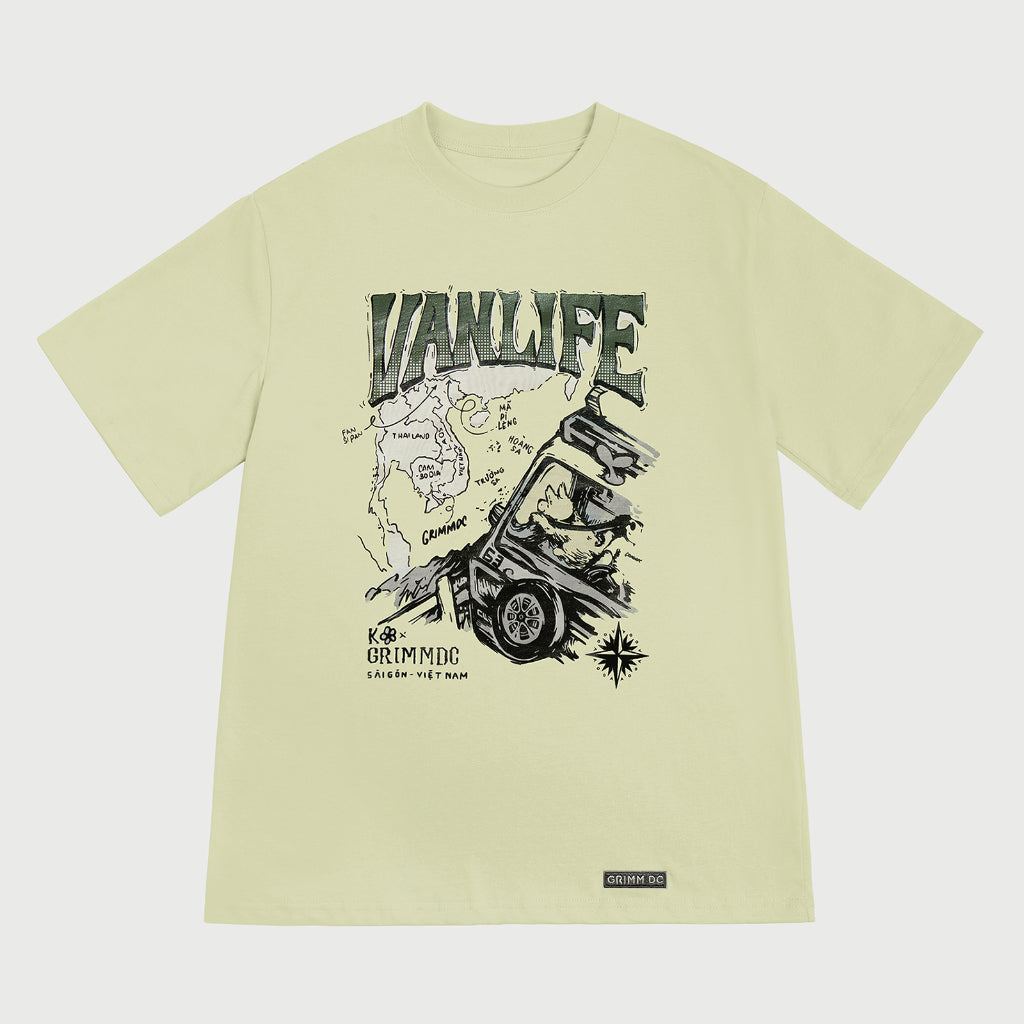 Grimm DC Vanlife T-shirt // Cream